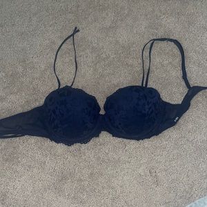 Victorias Secret 34B Lace Navy Bra